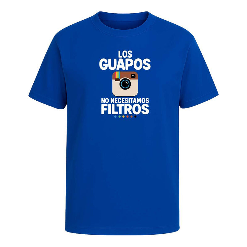 Playera "Los Guapos No Necesitamos Filtros" - Infantil