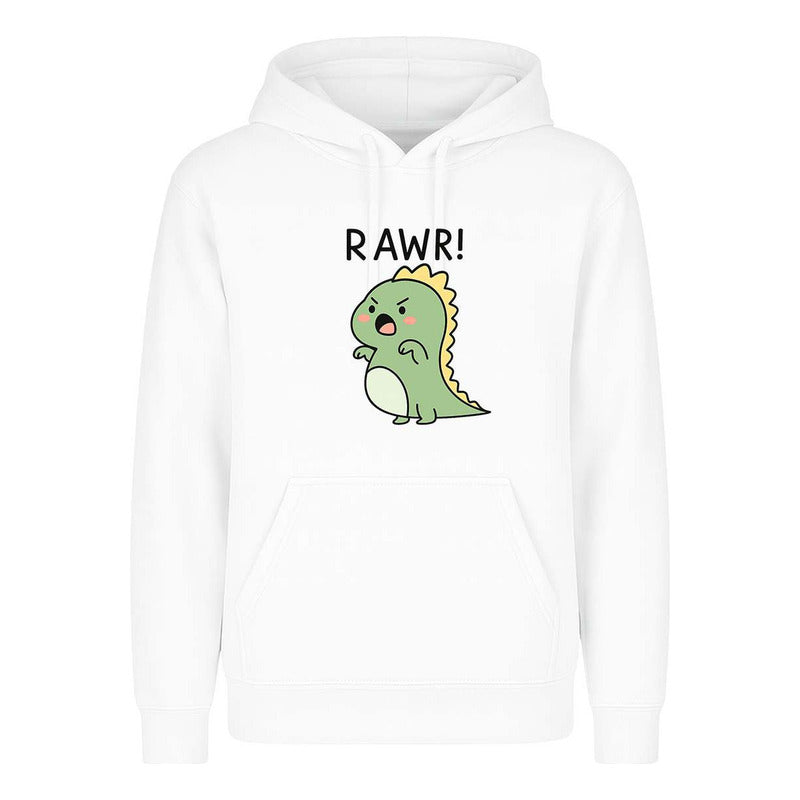 Sudadera Rawr Dinosaurio Kawaii  Divertida Regalo Unisex