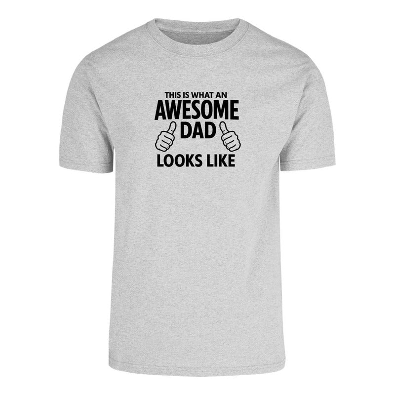 Playera Awesome Dad Día Del Padre  Regalo Original
