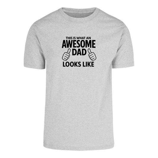 Playera Awesome Dad Día Del Padre  Regalo Original
