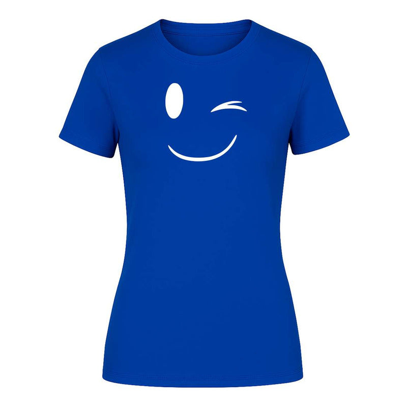 Playera "Emoji Guiñando Ojo" - Dama