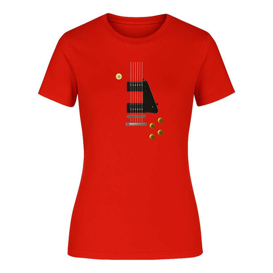 Playera "Guitarra Eléctrica" Rock Metal - Dama