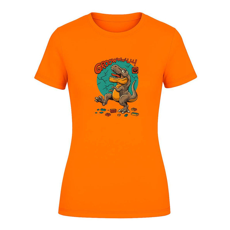 Playera "Dinosaurio Bloques" Divertida - Dama