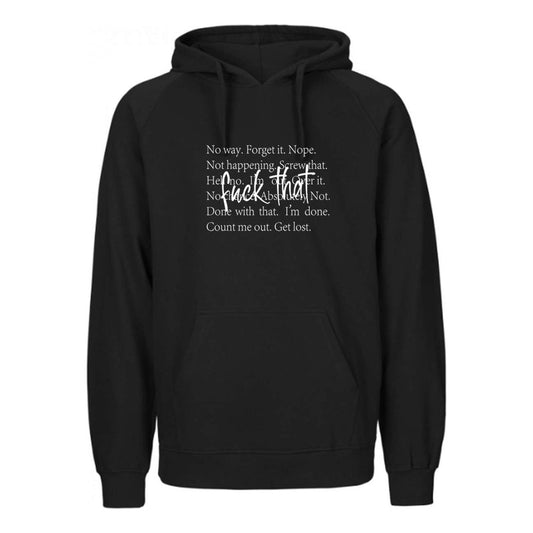 Sudadera Unisex Con Frase Sarcástica Estilo Not Today