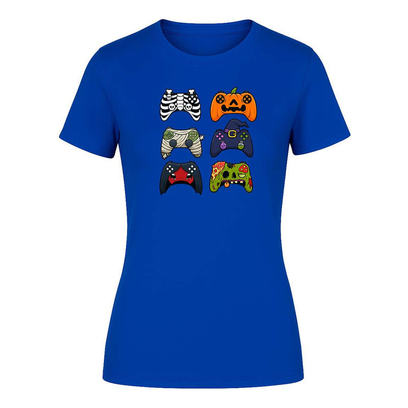 Playera Controles Gamer Halloween Videojuegos Regalo De Dama