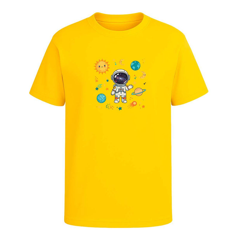 Playera "Astronauta Kawaii" Sistema Solar - Infantil