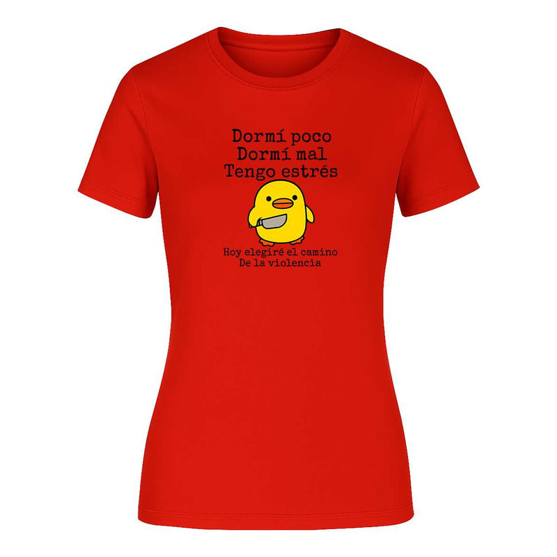Playera "Pollito Violento" - Dama