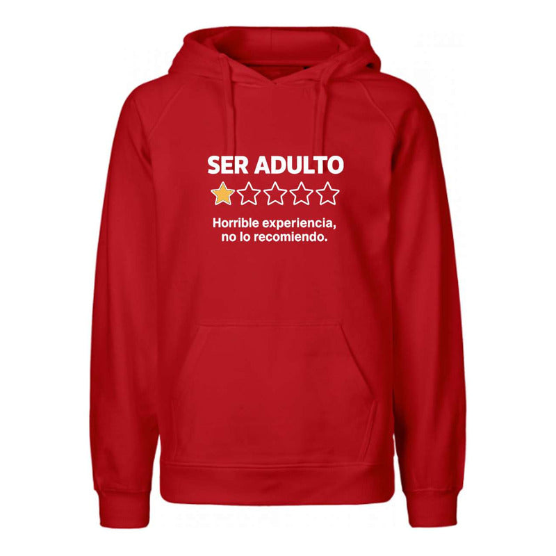 Sudadera Ser Adulto 1 Estrella Graciosa Divertida Unisex