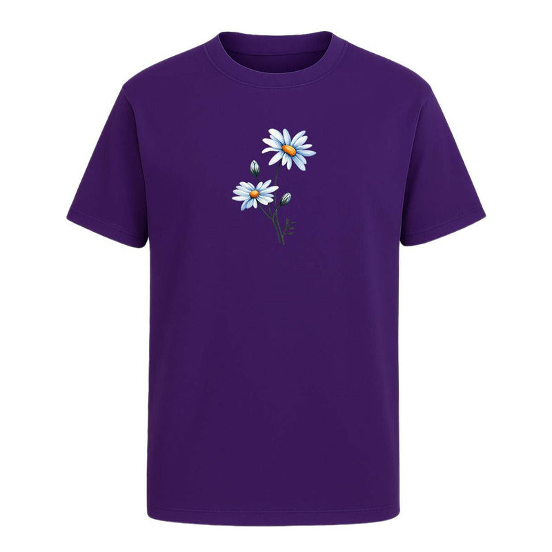 Playera Margaritas Acuarela Floral Primavera Regalo Unisex