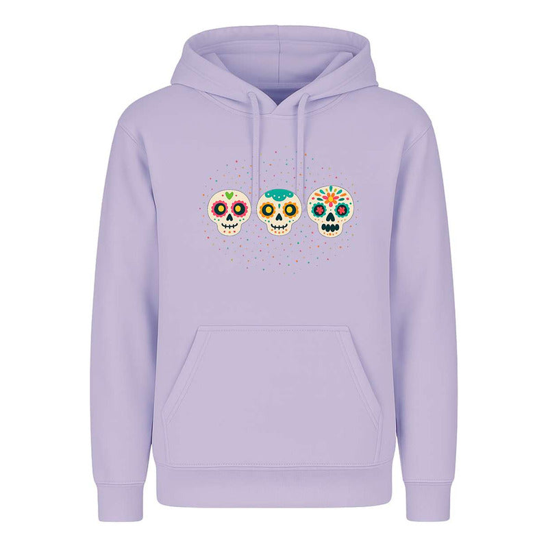 Sudadera Calaveras Coloridas Día De Muertos Arte Mexicano