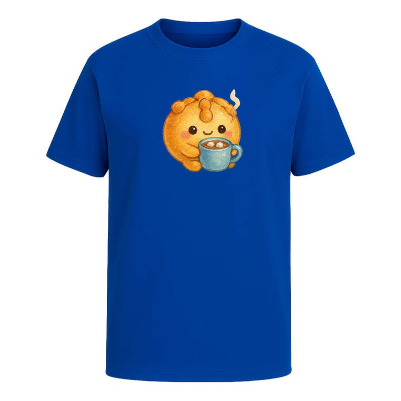 Playera Pan De Muerto Kawaii Con Chocolate Cute Infantil