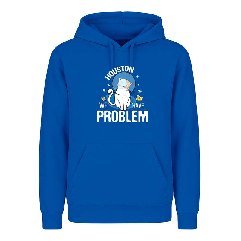 Sudadera Houston We Have Problem Gato Meme Divertida Unisex
