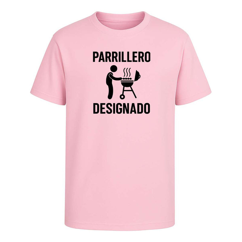Playera Parrillero Designado Rey De La Parrilla Bbq Infantil