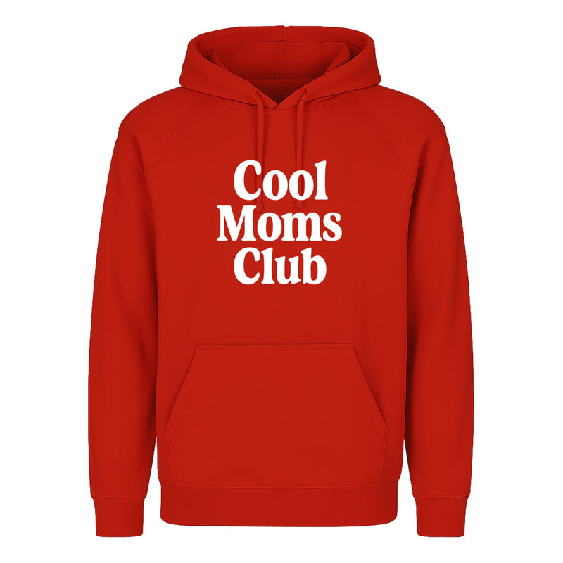Sudadera KreaLab Cool Moms Club con frase divertida para mamás modernas, color gris y diseño cómodo.