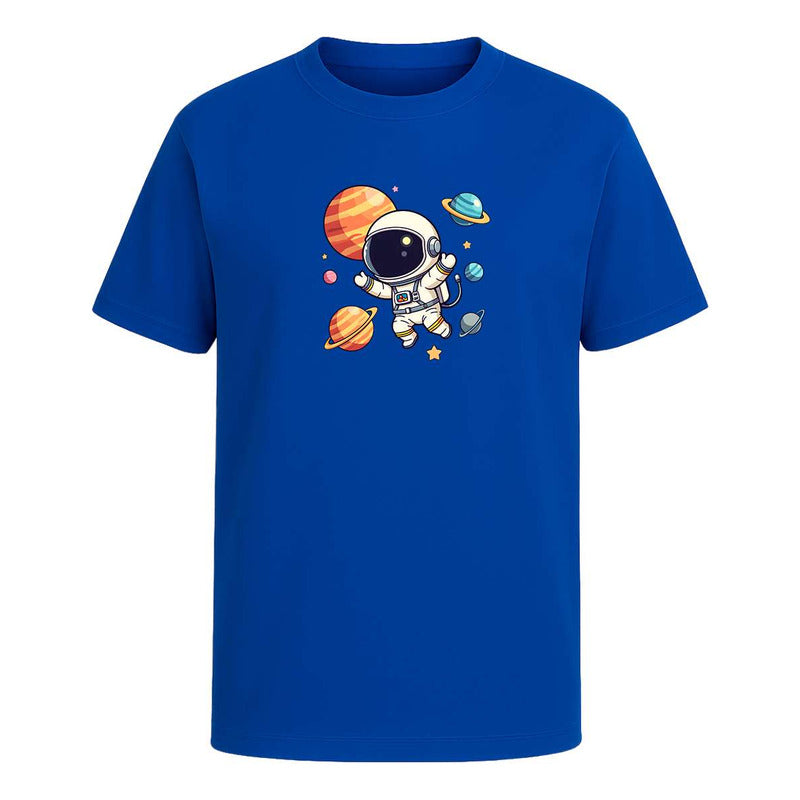 Playera "Astronauta Kawaii" Planetas - Infantil