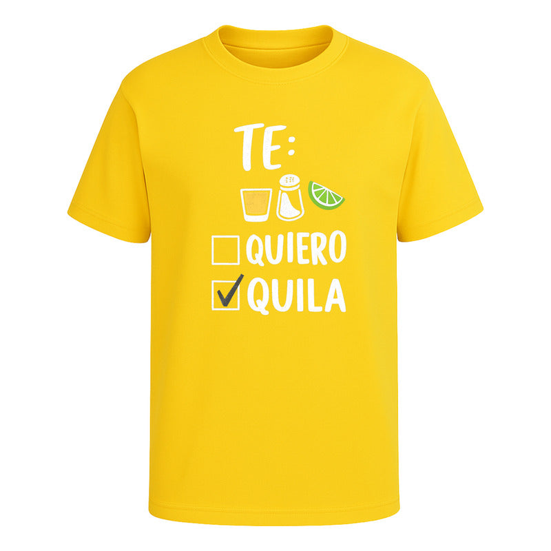 Playera Tequila Unisex Chiste Humor Bar Antro Regalo Amigos