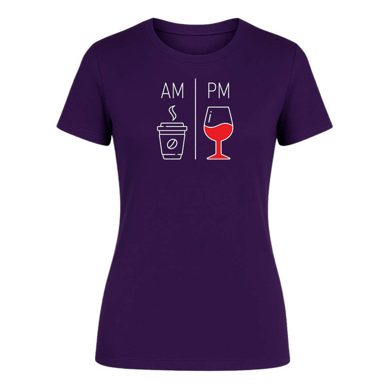 Playera "AM/PM Café y Vino" - Dama