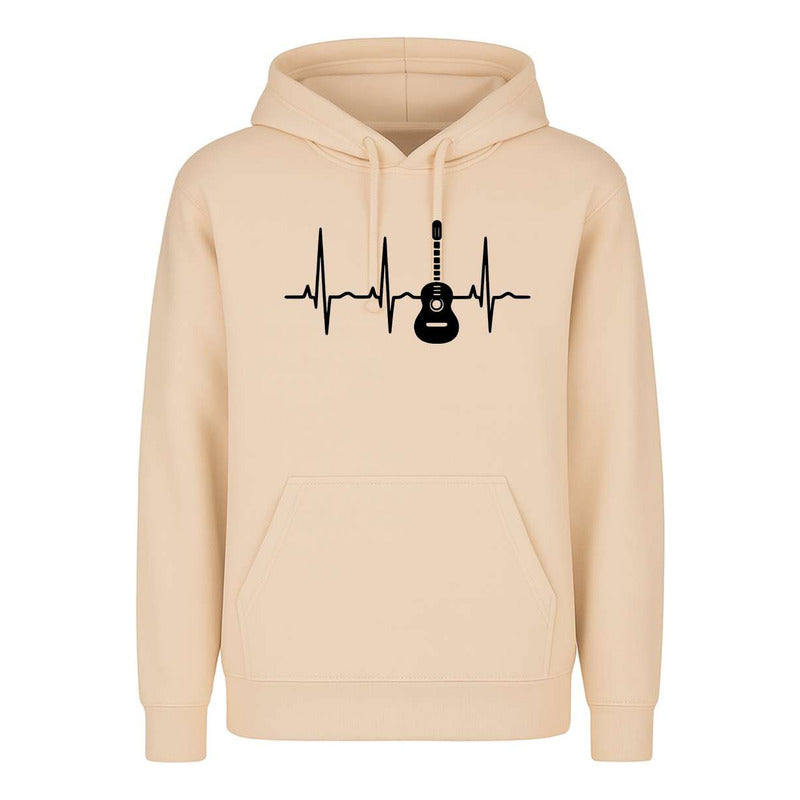 Sudadera Ritmo Del Corazón Guitarra Rock Fans Música Unisex