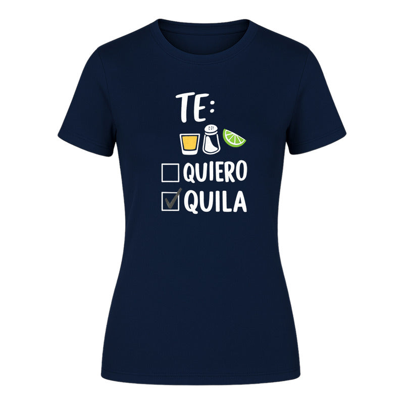 Playera "Tequila" Frase Humor - Dama