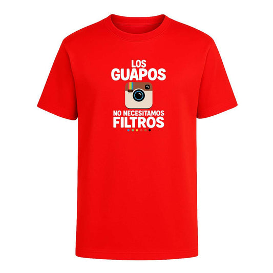 Playera "Los Guapos No Necesitamos Filtros" - Hombre
