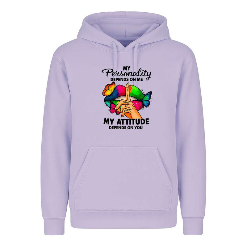 Sudadera My Personality My Attitude Sarcasmo Broma Unisex