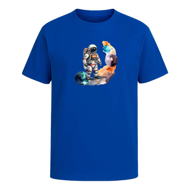 Playera "Astronauta Acuarela" Espacial - Infantil