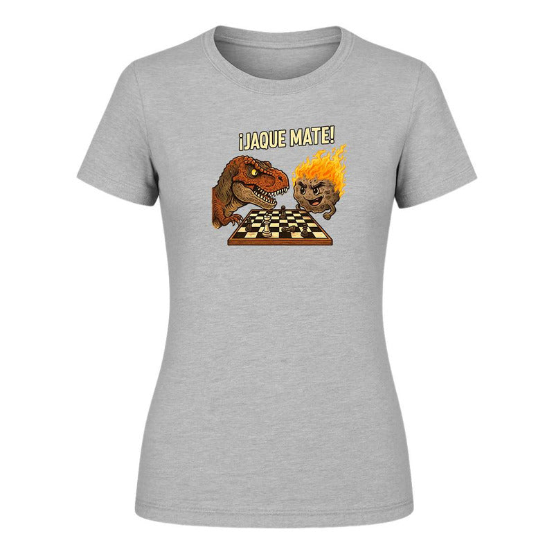 Playera "Jaque Mate" Dinosaurio vs Meteorito - Dama