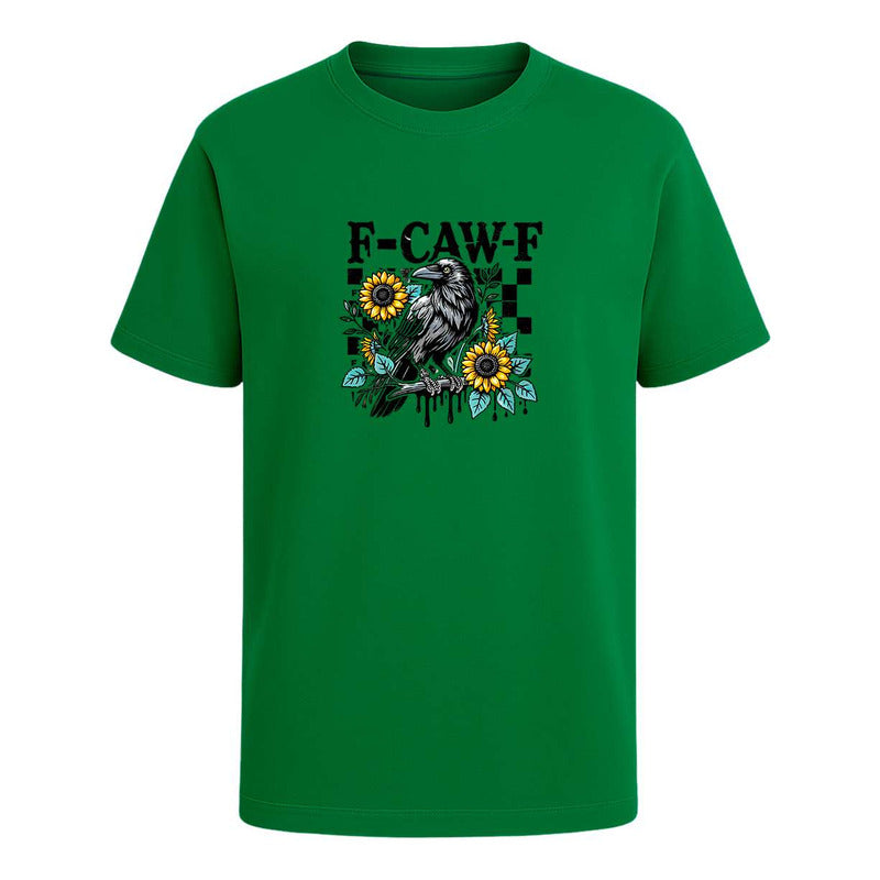 Playera F-caw-f Cuervo Humor Negro Broma Divertida Unisex