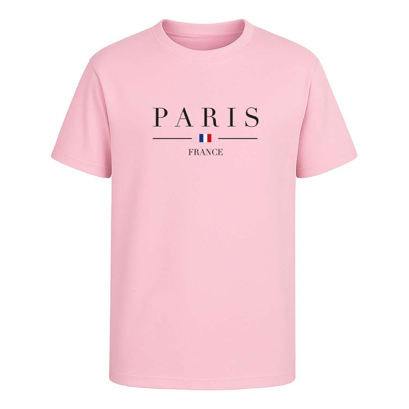 Playera Paris France Elegante Minimal Viaje Regalo Unisex