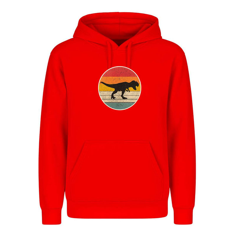 Sudadera Dinosaurio Retro Silueta Vintage Para Fans Infantil