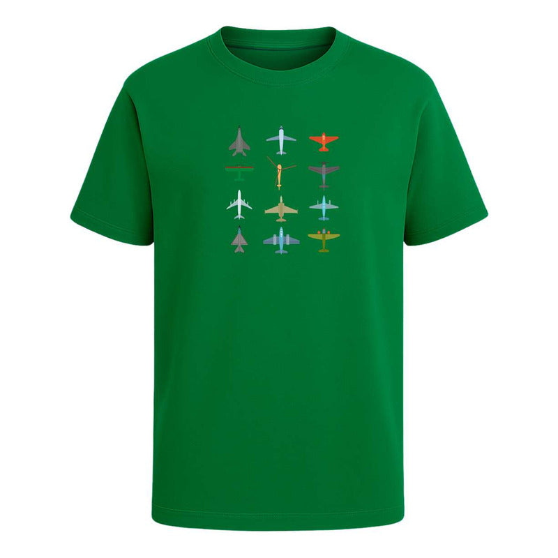 Playera "Colección de Aviones" Pilotos - Hombre