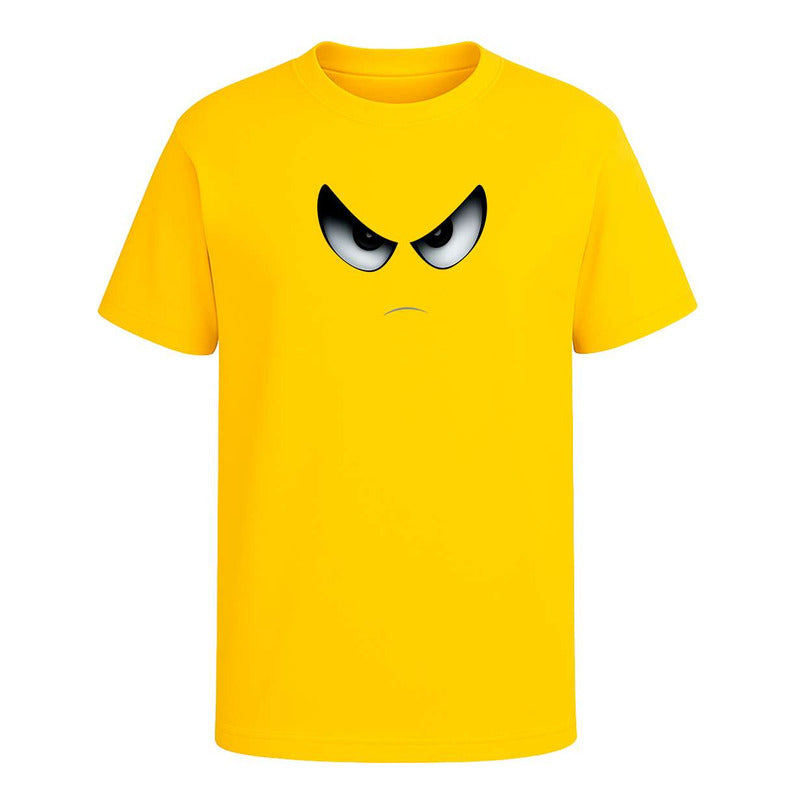 Playera "Cara Enojada" Ojos Enfadados - Infantil