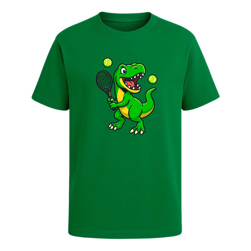 Playera "Dinosaurio Tenista" T-Rex - Hombre