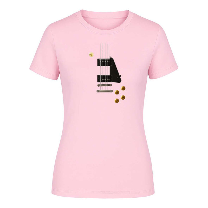 Playera "Guitarra Eléctrica" Rock Metal - Dama