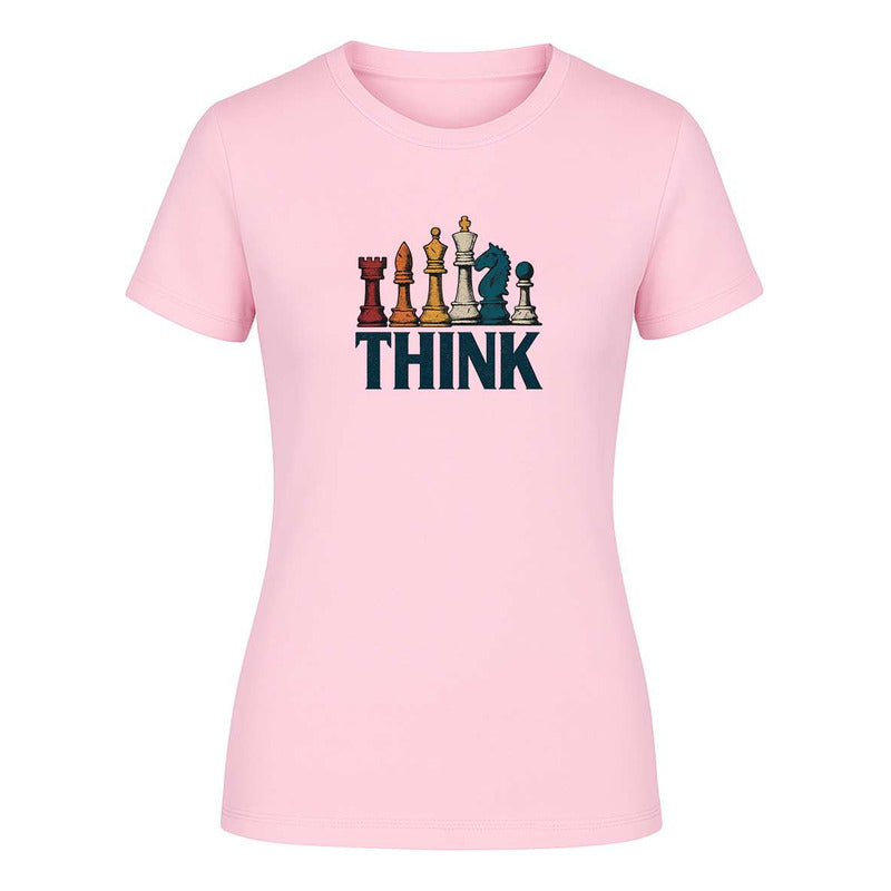 Playera "Think" Ajedrez y Estrategia - Dama