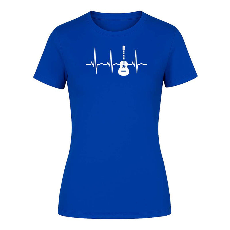 Playera "Ritmo del Corazón" Guitarra Rock - Dama