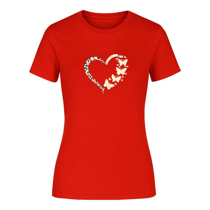Playera "Corazón con Mariposas" - Dama