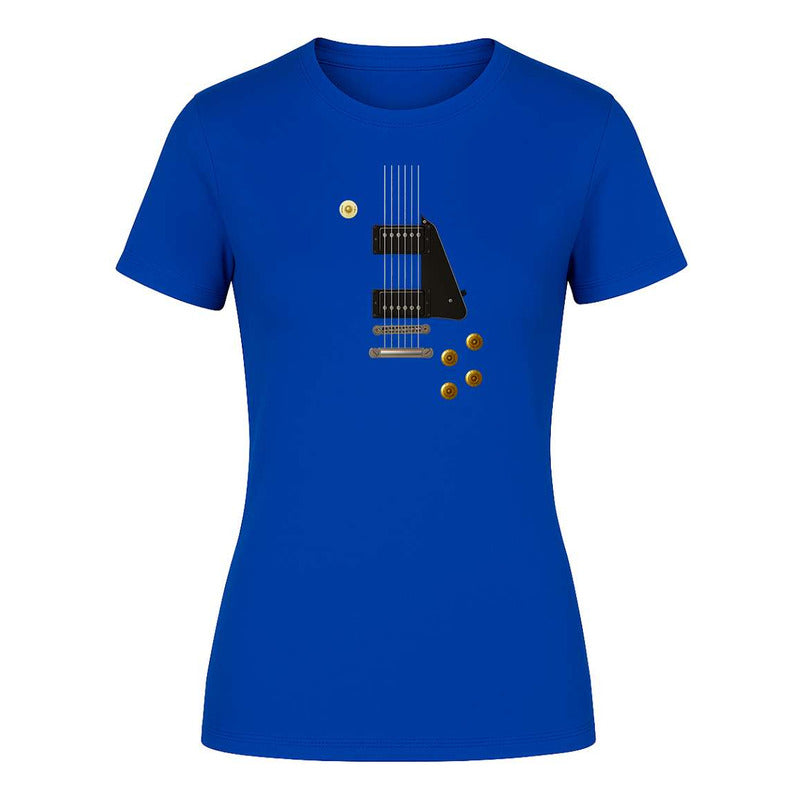 Playera "Guitarra Eléctrica" Rock Metal - Dama