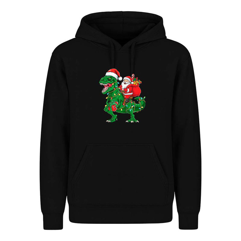 Sudadera Santa En T Rex Navideño Regalo Divertida Infantil