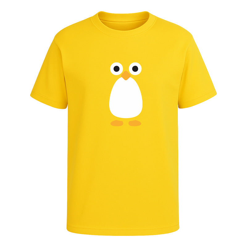 Playera Pingüino Unisex Diseño Minimalista Divertido Cute
