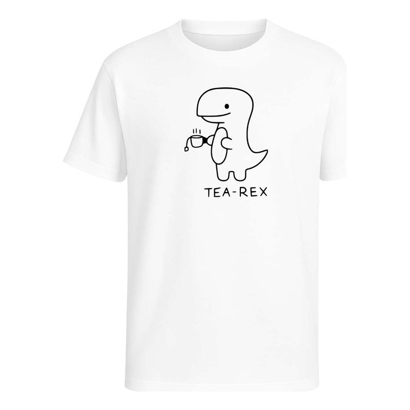 Playera Tea Rex Dinosaurio Té Cute Kawaii Regalo Infantil