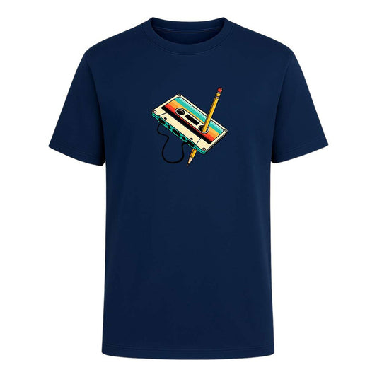 Playera "Casete Vintage" Música Retro - Hombre