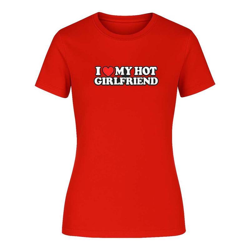 Playera "I Love My Hot Girlfriend" - Dama