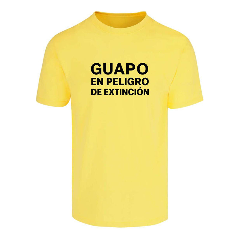 Playera Guapo En Peligro De Extinción Divertida Unisex