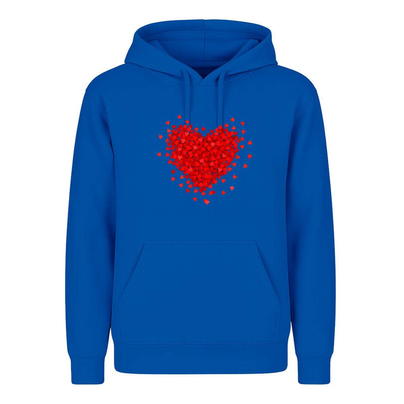 Sudadera Corazón Formado De Corazones Romántica Infantil
