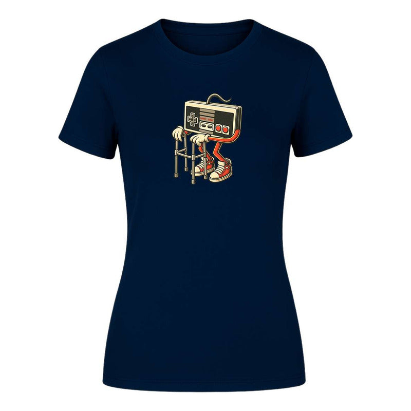 Playera "Gamer Vintage" Control Clásico - Dama