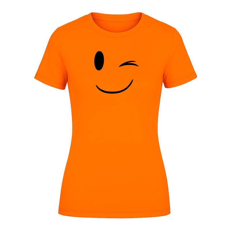 Playera "Emoji Guiñando Ojo" - Dama