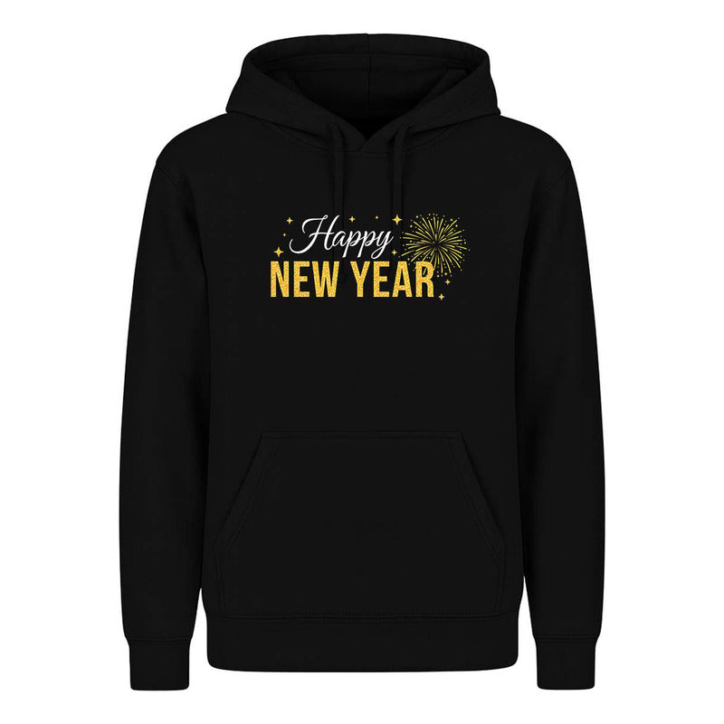 Sudadera Happy New Year Fuegos Artificiales Fiesta Unisex