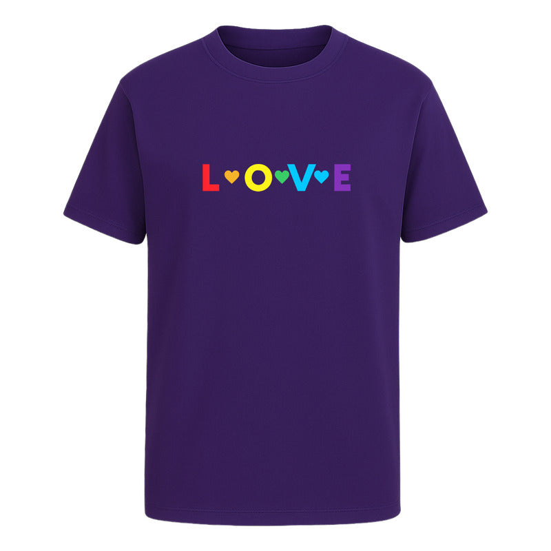 Playera Love Arcoíris Orgullo Lgbt Gay Pride Unisex