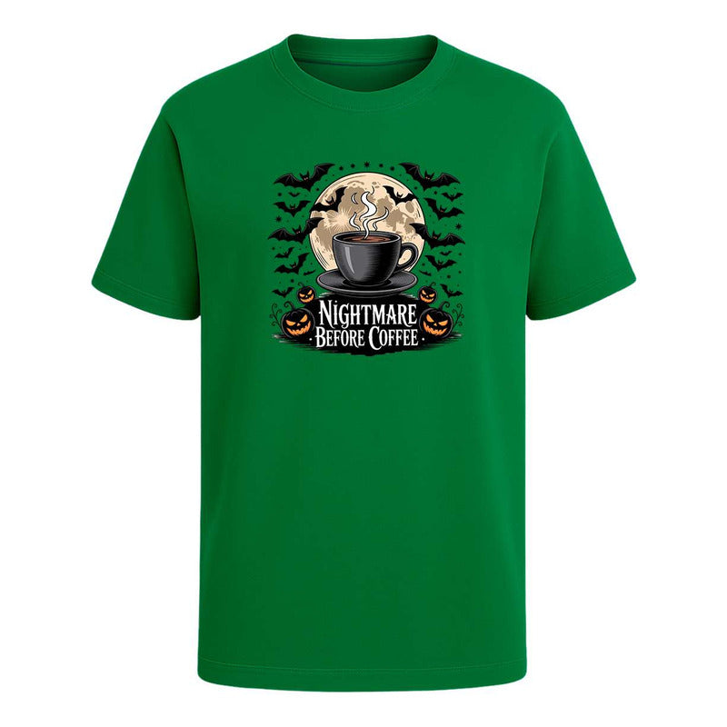 Playera Nightmare Before Coffee Unisex Halloween Jack Café